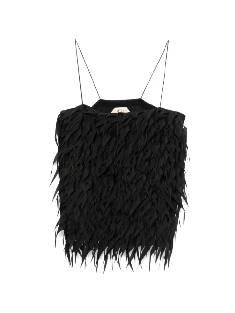 Nº21 fringed blouse
