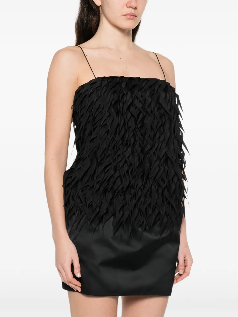  Nº21 Fringed Blouse - Black 