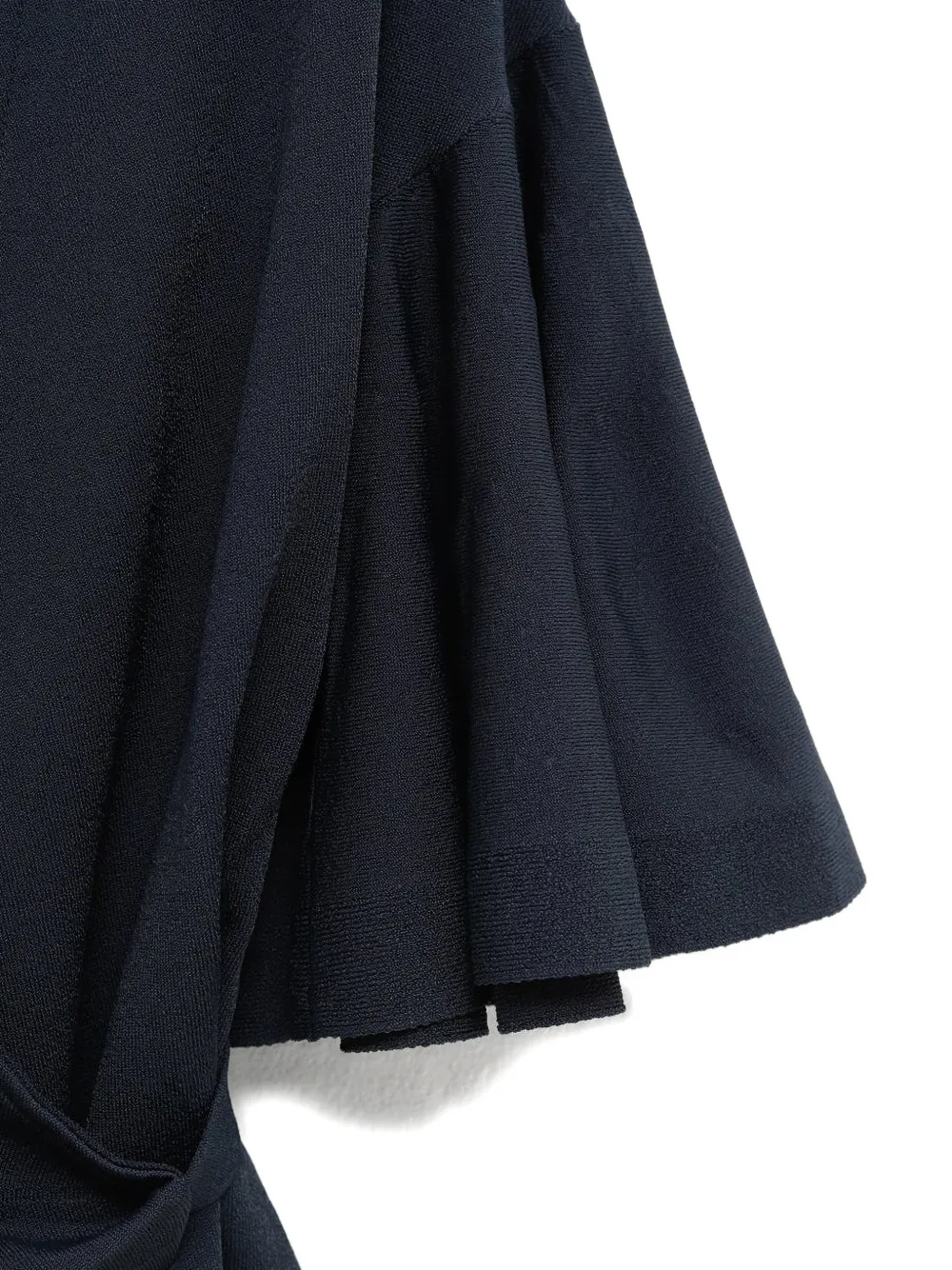 Jacquemus Paysan wikkeltop met flared mouwen Blauw