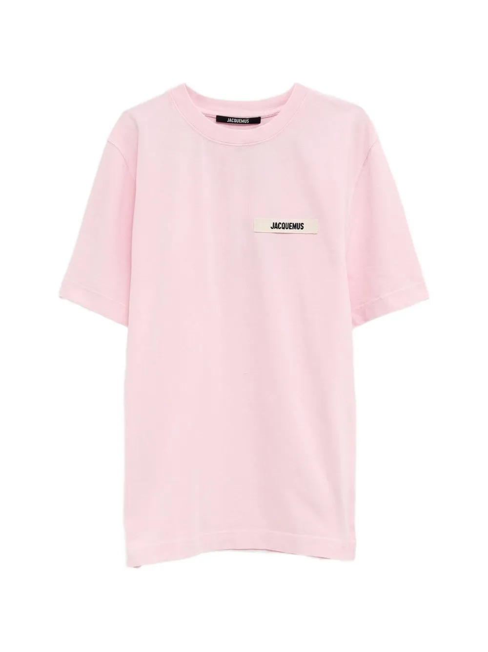 Jacquemus Logo-patch T-shirt In Pink
