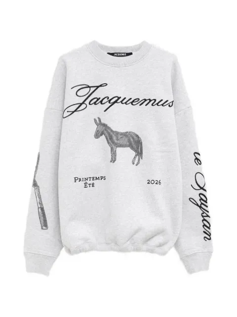 Jacquemus graphic-print jacquard sweatshirt