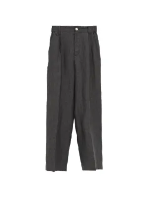 Balenciaga チェック ワイドパンツ | グレー | FARFETCH JP