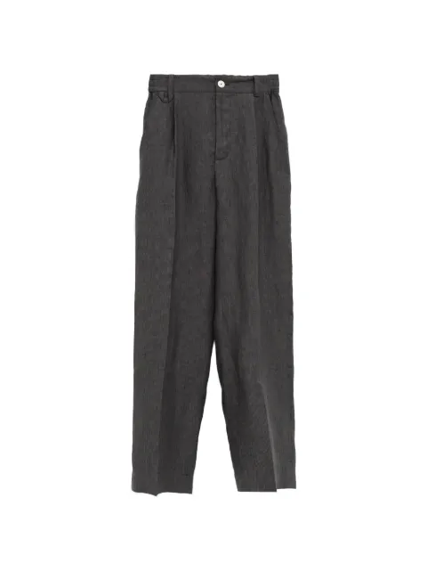 Jacquemus pinstripe pleated trousers