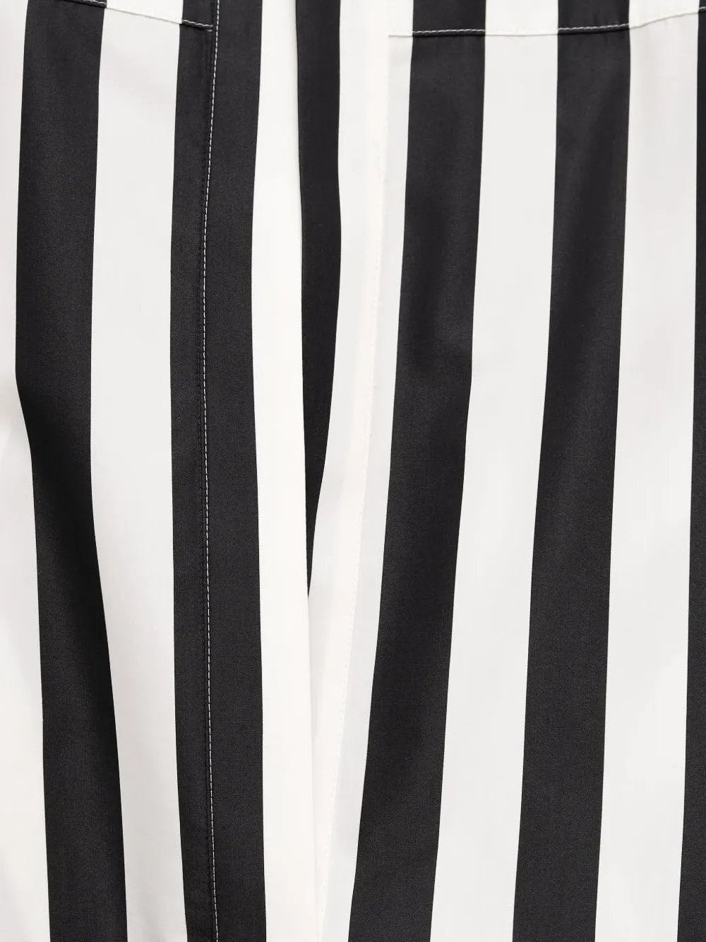 Jacquemus Gestreepte mini-jurk Wit