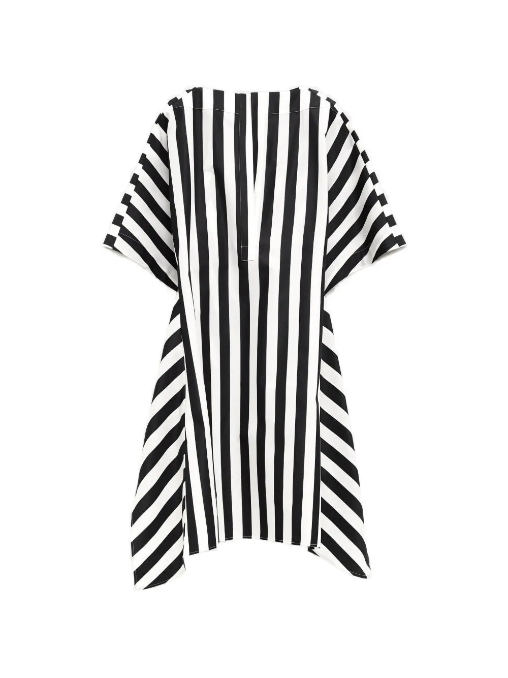 Jacquemus Gestreepte mini-jurk Wit
