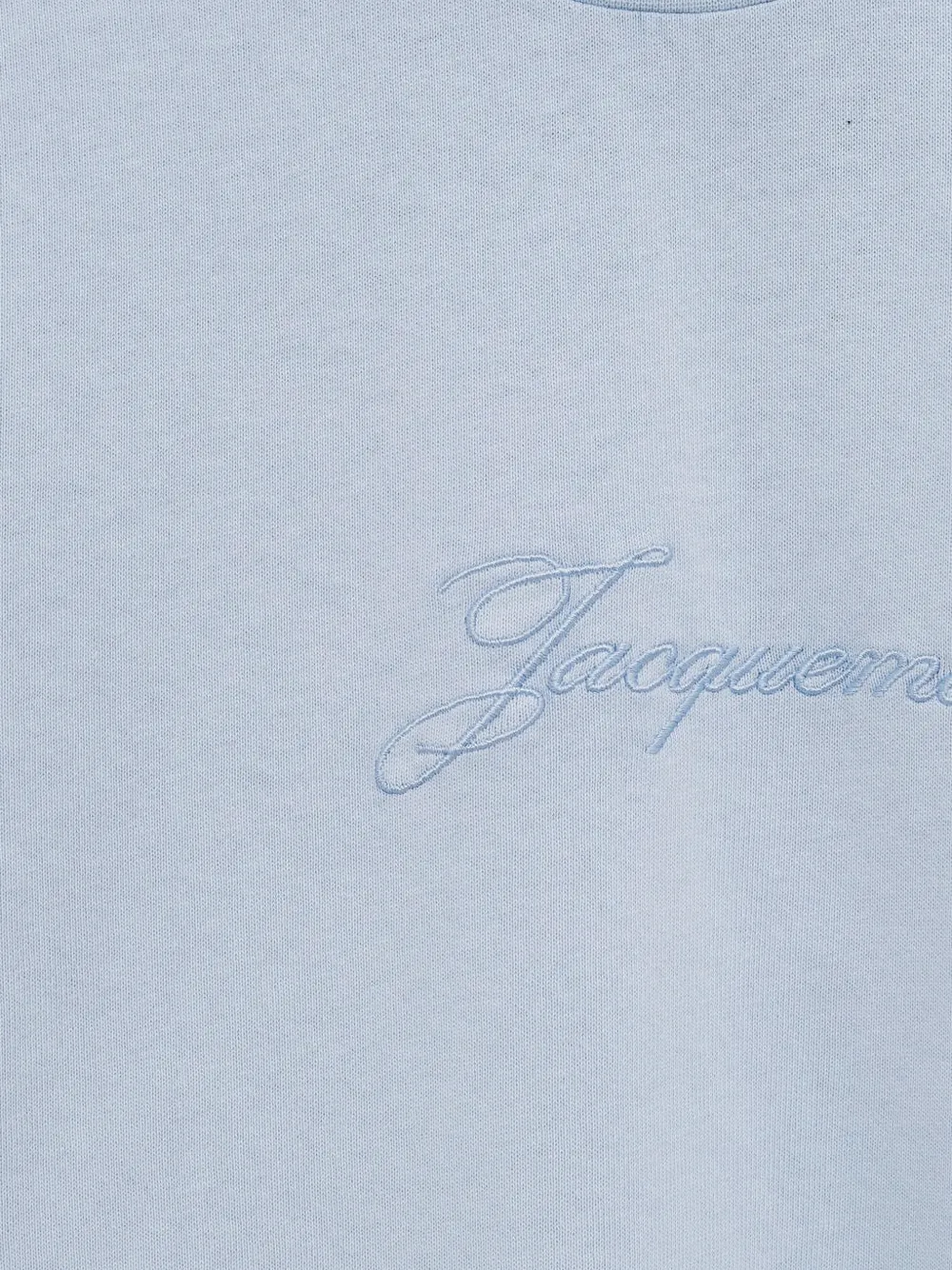 Jacquemus T-shirt met geborduurd logo Blauw