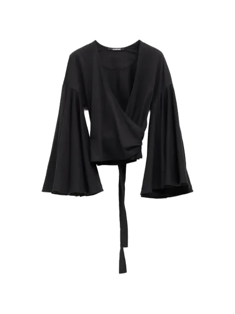 Jacquemus tie-fastening blouse