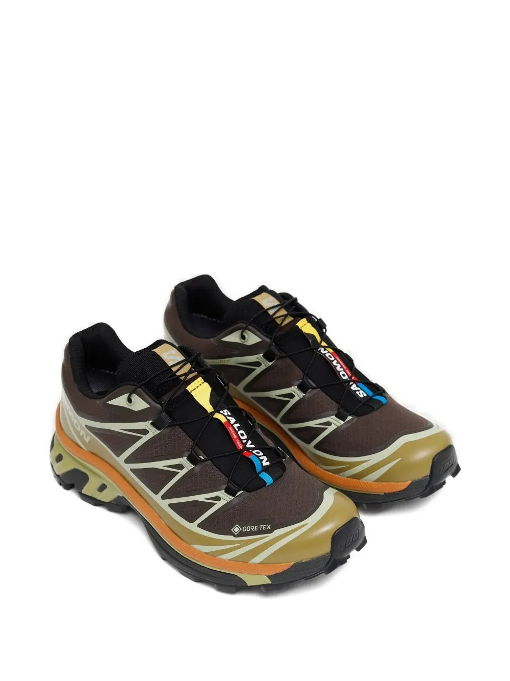 Salomon quicklace mesh sneakers Bruin