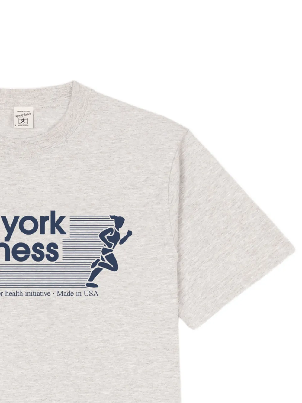 Sporty & Rich T-shirt met tekst Beige