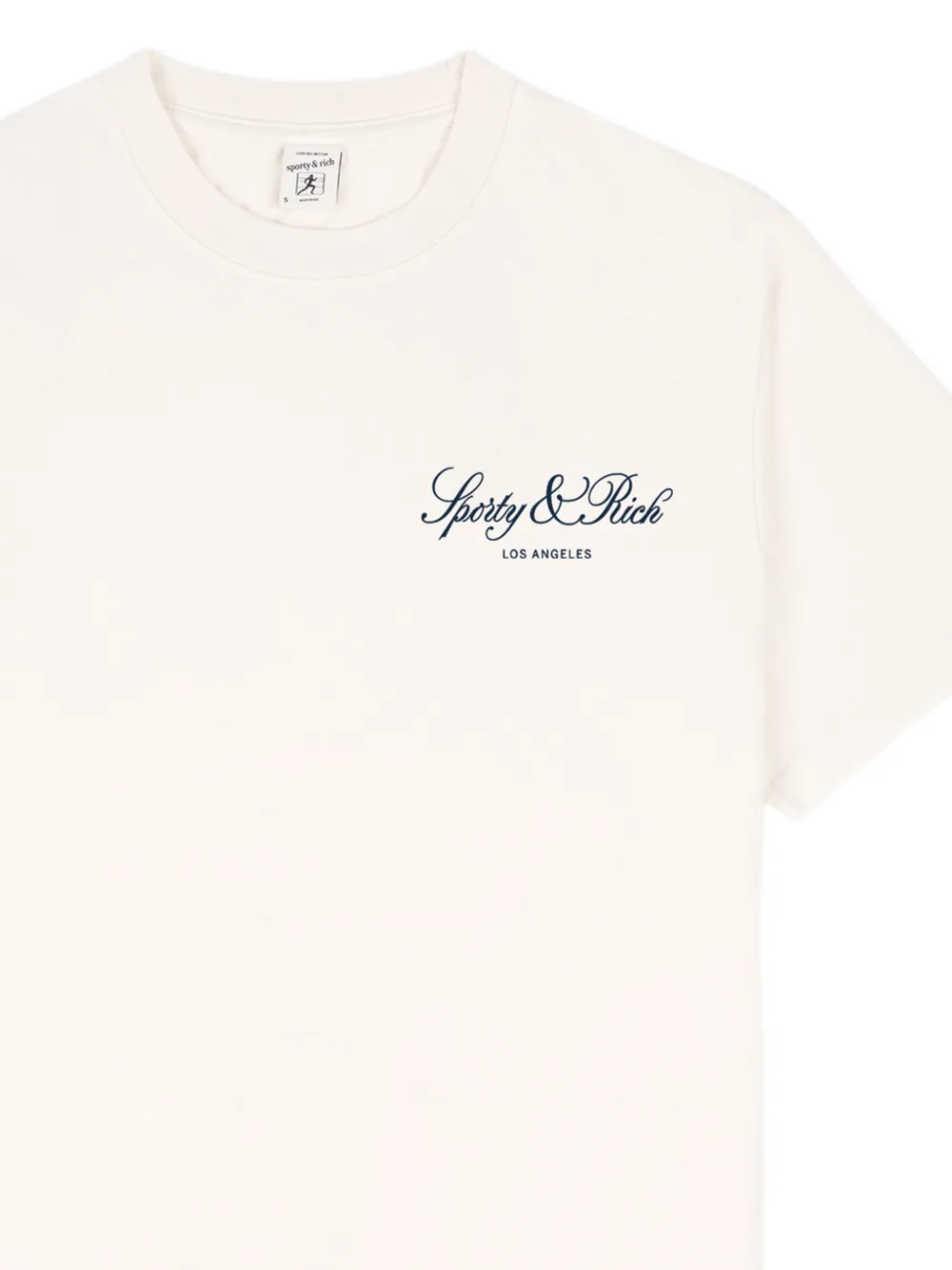 Sporty & Rich T-shirt met ronde hals Beige