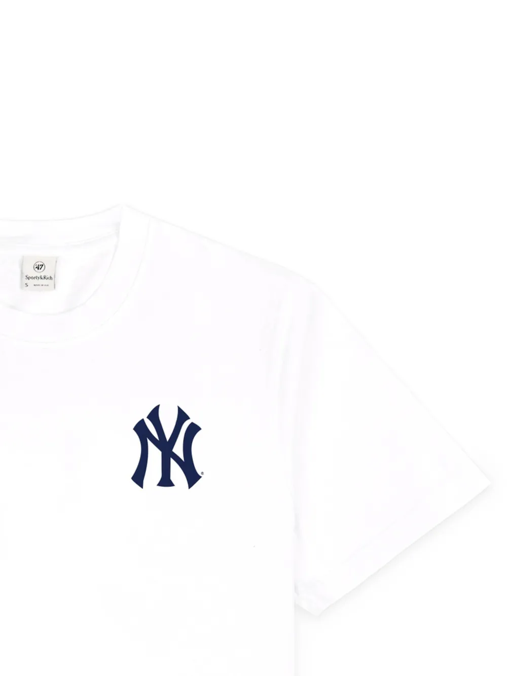 Sporty & Rich T-shirt met logodetail Wit