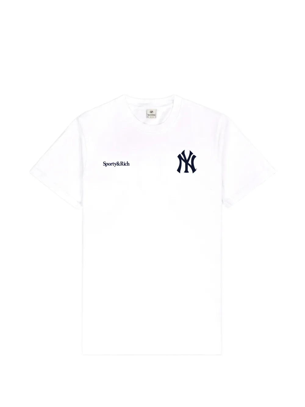 Sporty & Rich T-Shirt mit Logo-Detail - Weiß
