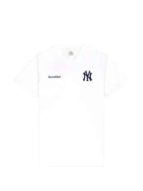 Sporty & Rich camiseta con cuello redondo y logo