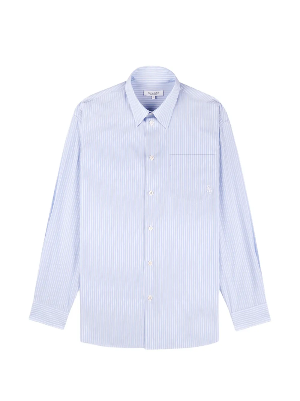 Sporty & Rich T-shirt a righe - Bianco