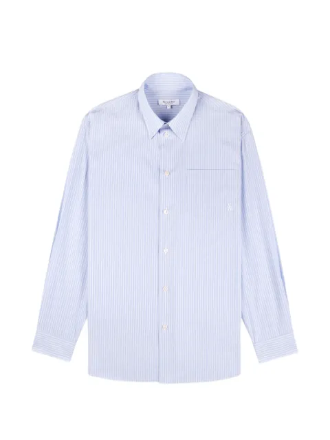 Sporty & Rich striped-pattern chest-pocket shirt