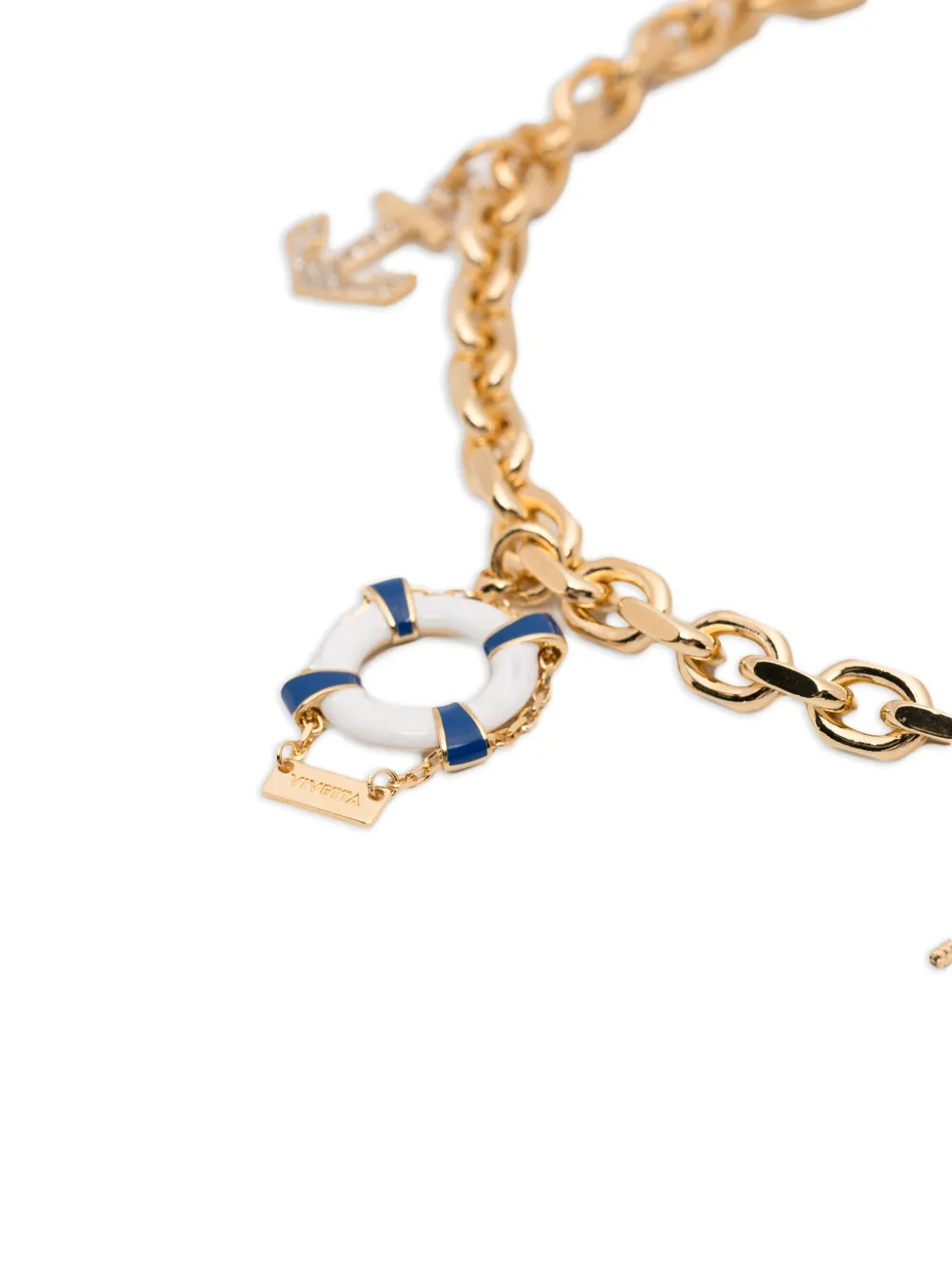  Vivetta Charm-chain Necklace - Gold 