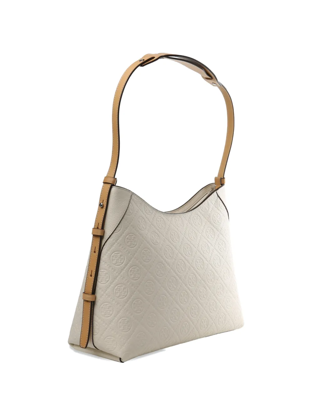 Tory Burch T-monogram schoudertas Beige