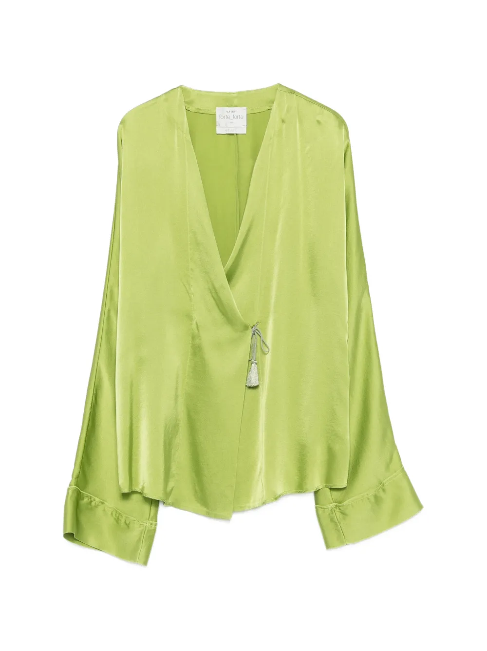 Forte Forte Blusa con nappa - Verde