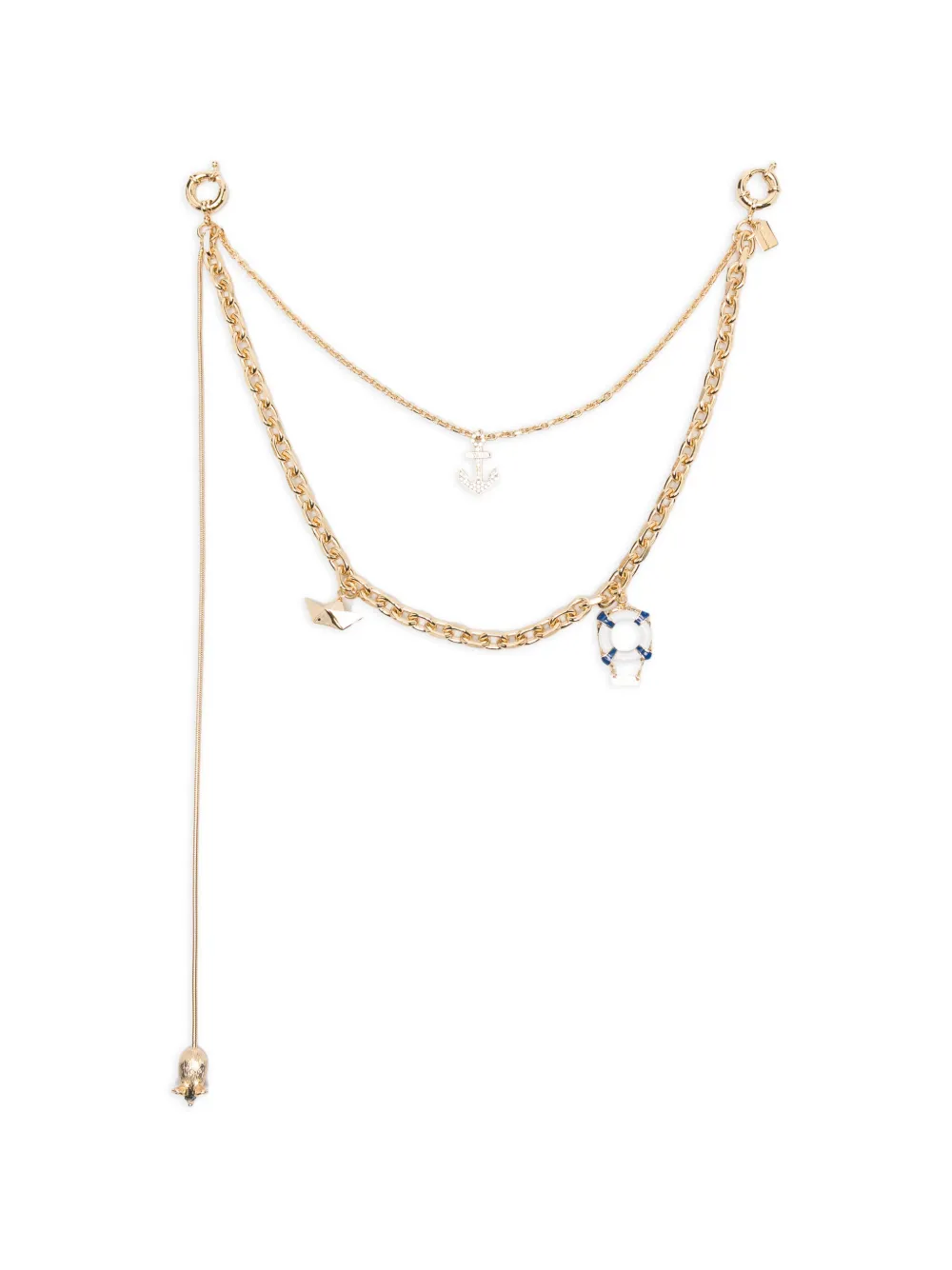 Vivetta charm-embelished chains - Oro