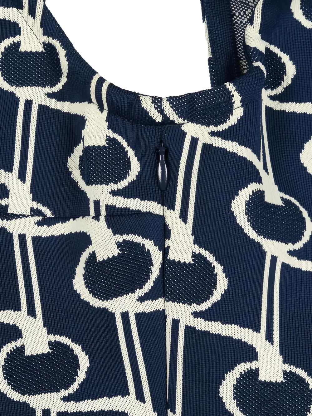 2010s Geometric-Print Mini Dress