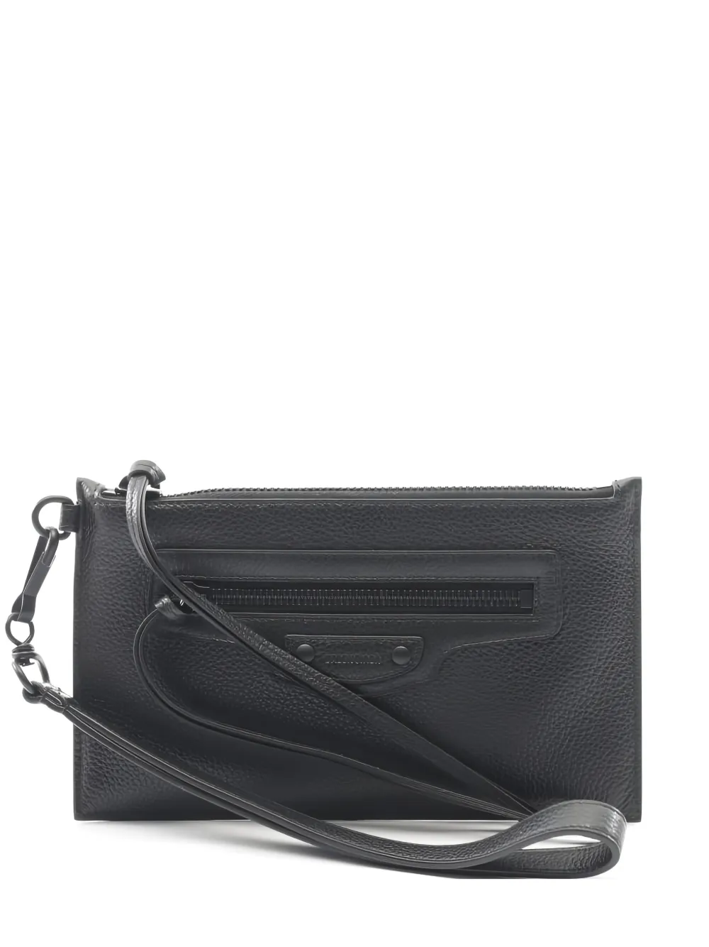 Balenciaga Pre-Owned 2020s Neo Classic leather clutch bag - Nero