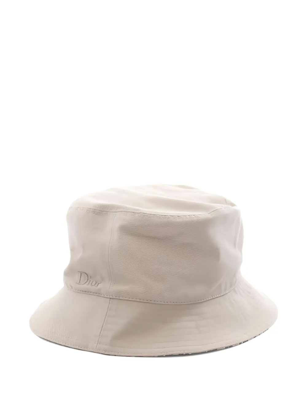 Christian Dior Pre-Owned 2020s Oblique reversible bucket hat - Toni neutri