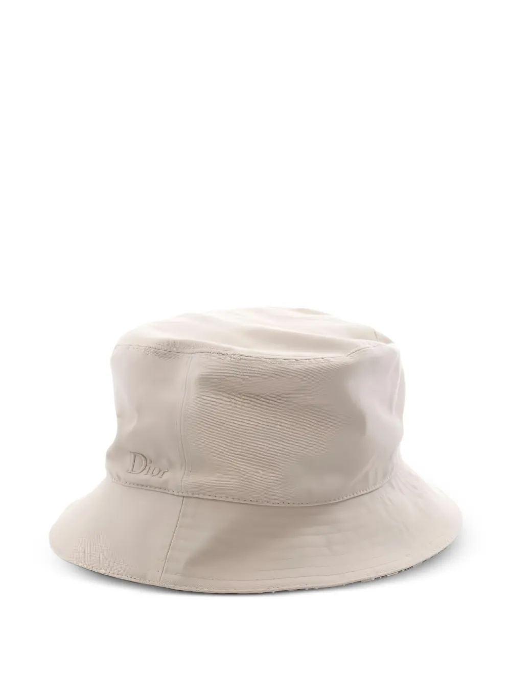 Christian Dior Pre-Owned 2020s Oblique reversible bucket hat - Toni neutri