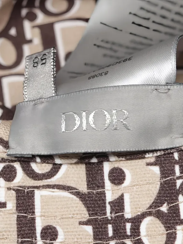 Christian Dior Pre-Owned 2020s オブリーク リバーシブル バケット