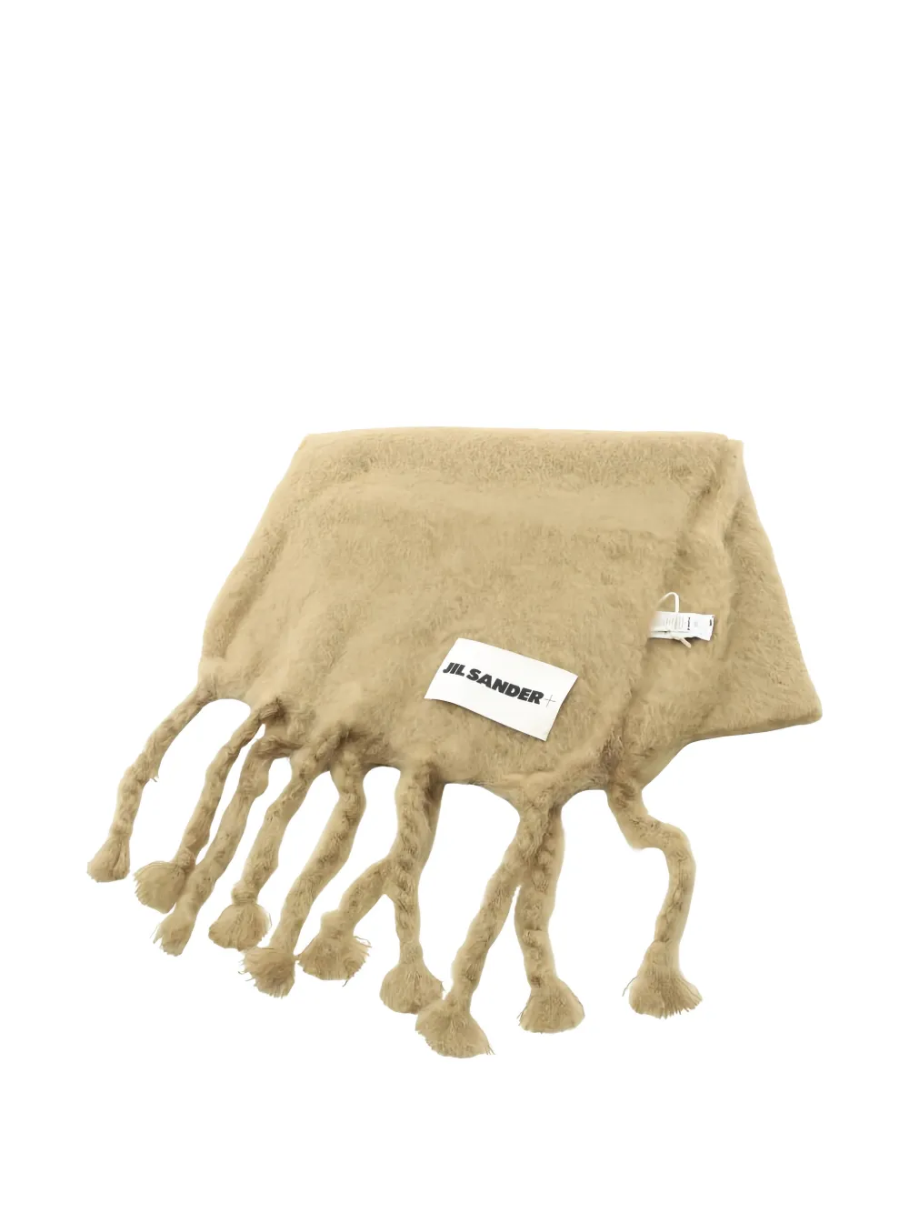 Jil Sander Pre-Owned 2000s tassel scarf - Toni neutri