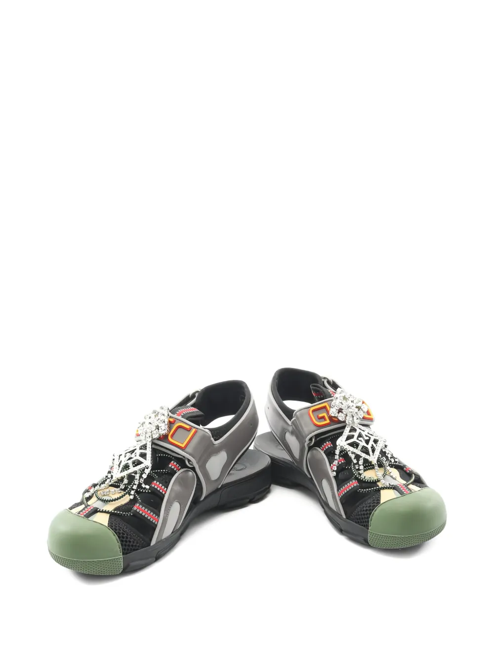 Gucci Pre-Owned 2010s Tinsel Sport sandals - Zwart