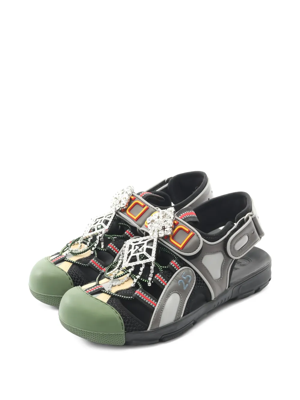 Gucci Pre-Owned 2010s Tinsel Sport sandals - Nero