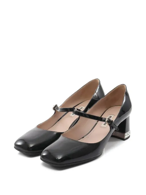 Miu Miu Pre-Owned 2010s Mary Jane pumps met vierkante neus
