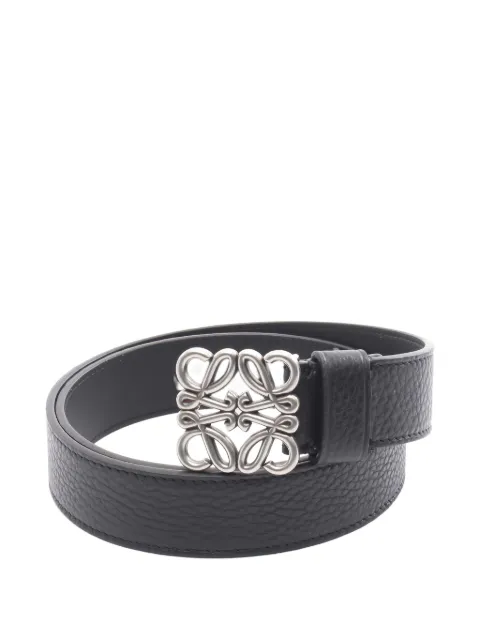 Loewe Pre-Owned 2020s Anagram leather belt