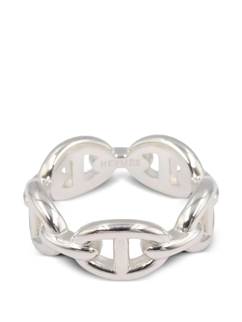 Hermès Pre-Owned 2020s PM Enchaînée ring - Argento