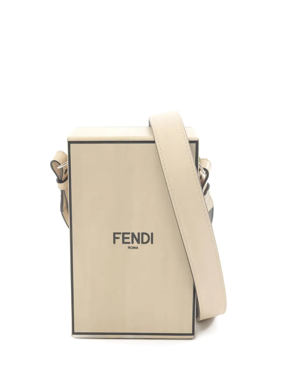 Fendi Pre-Owned 2000s Box leather shoulder bag - Toni neutri