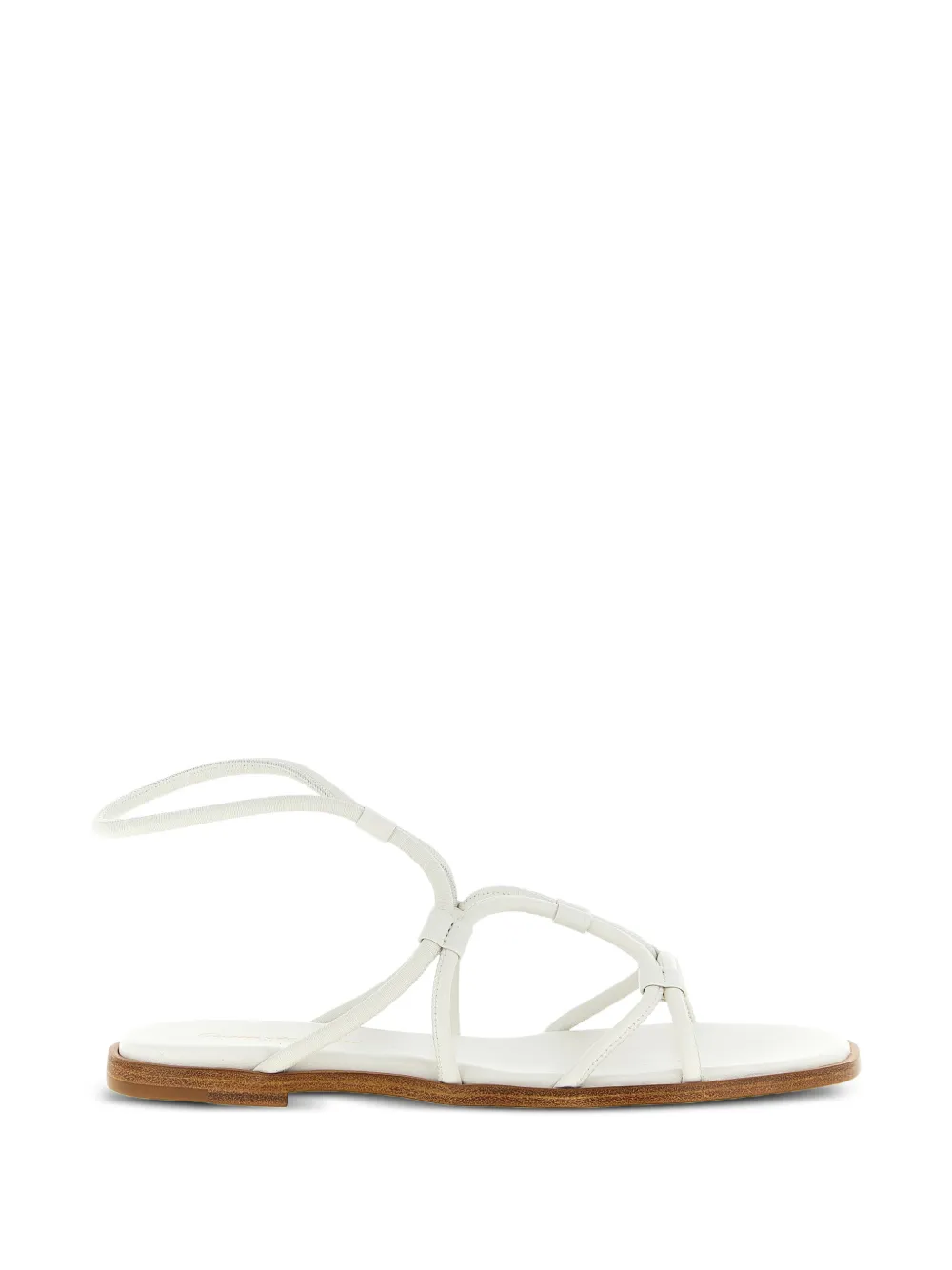 Gianvito Rossi nappa ankle-strap sandals Wit