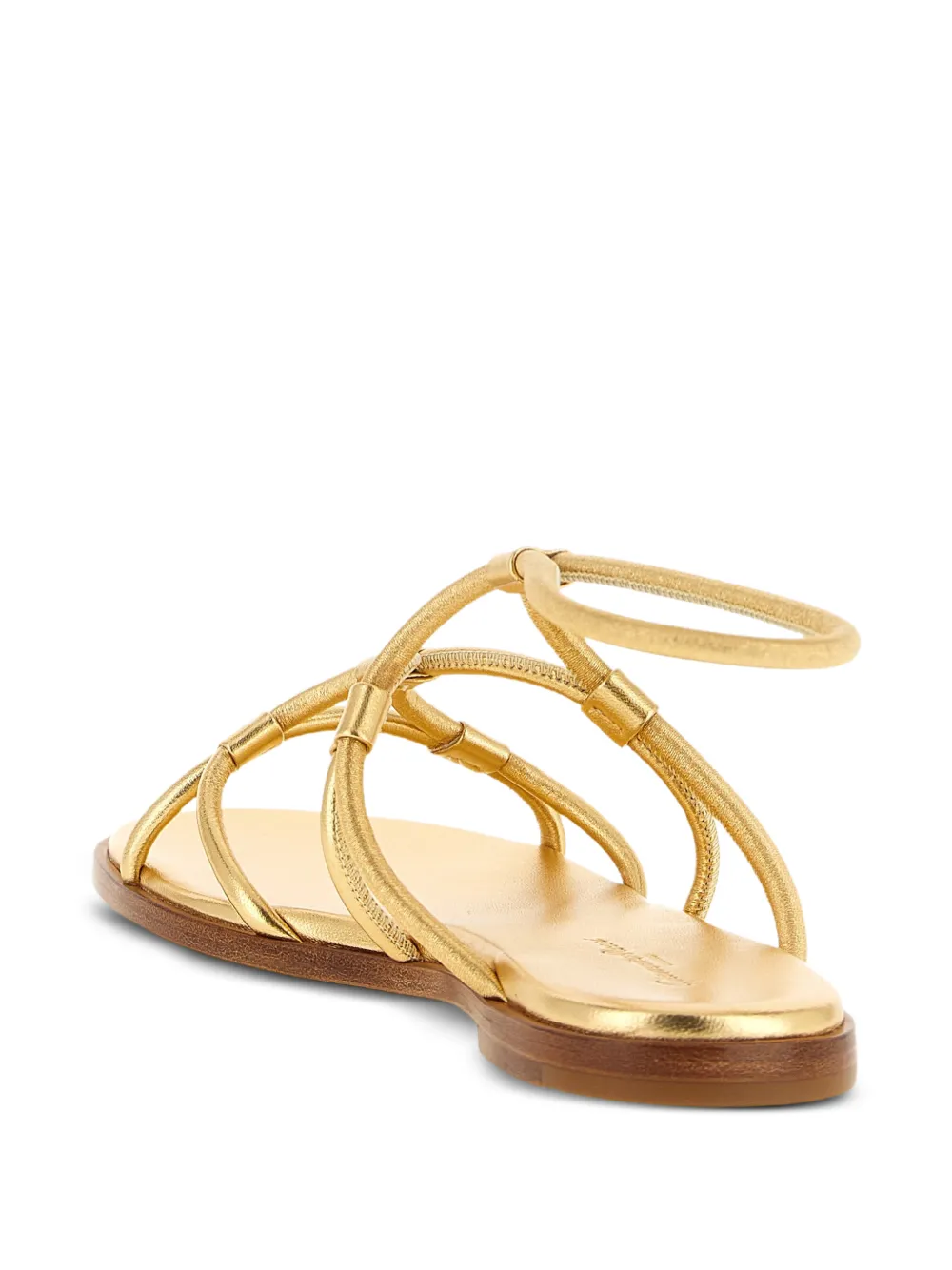 Gianvito Rossi Sandalen met enkelbandje Goud