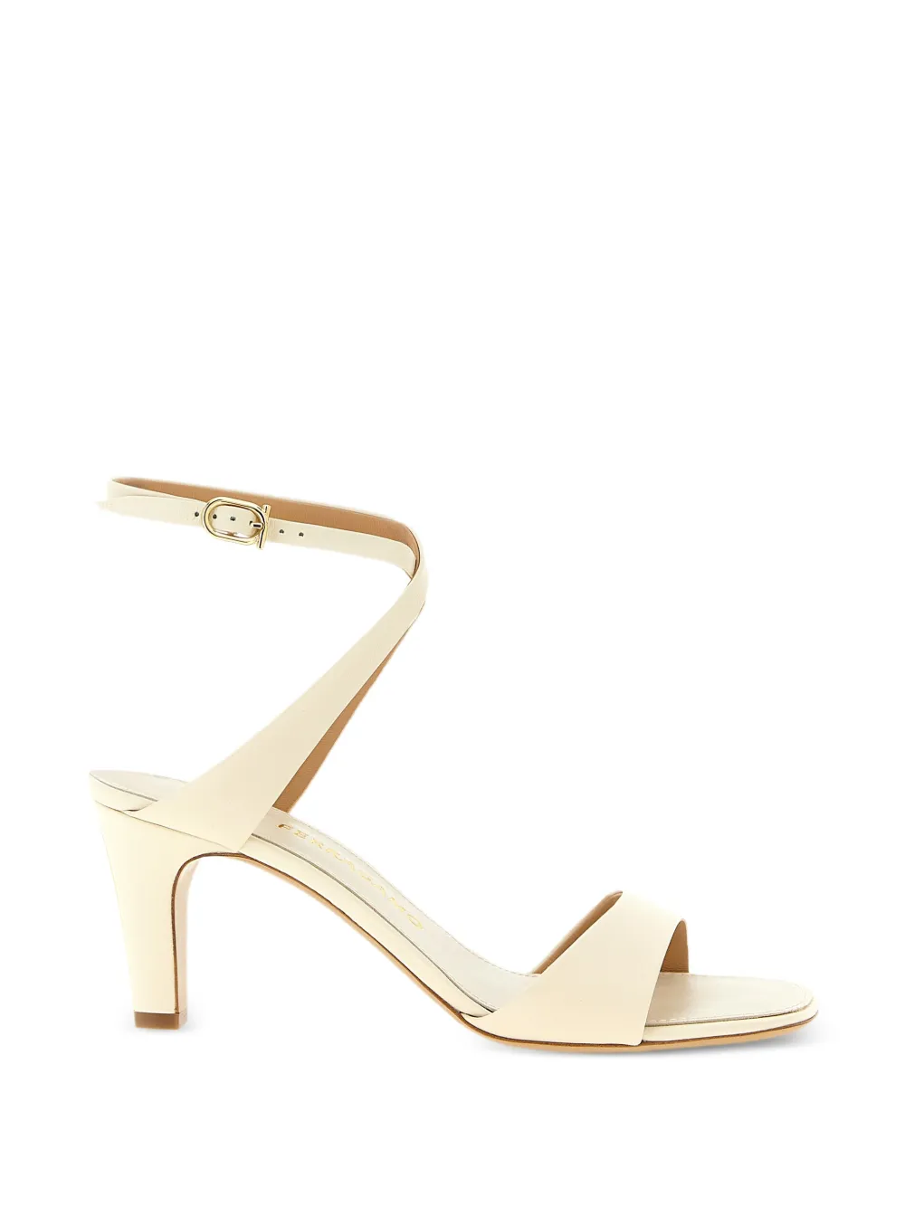 Ferragamo square-toe ankle-strap sandals Beige