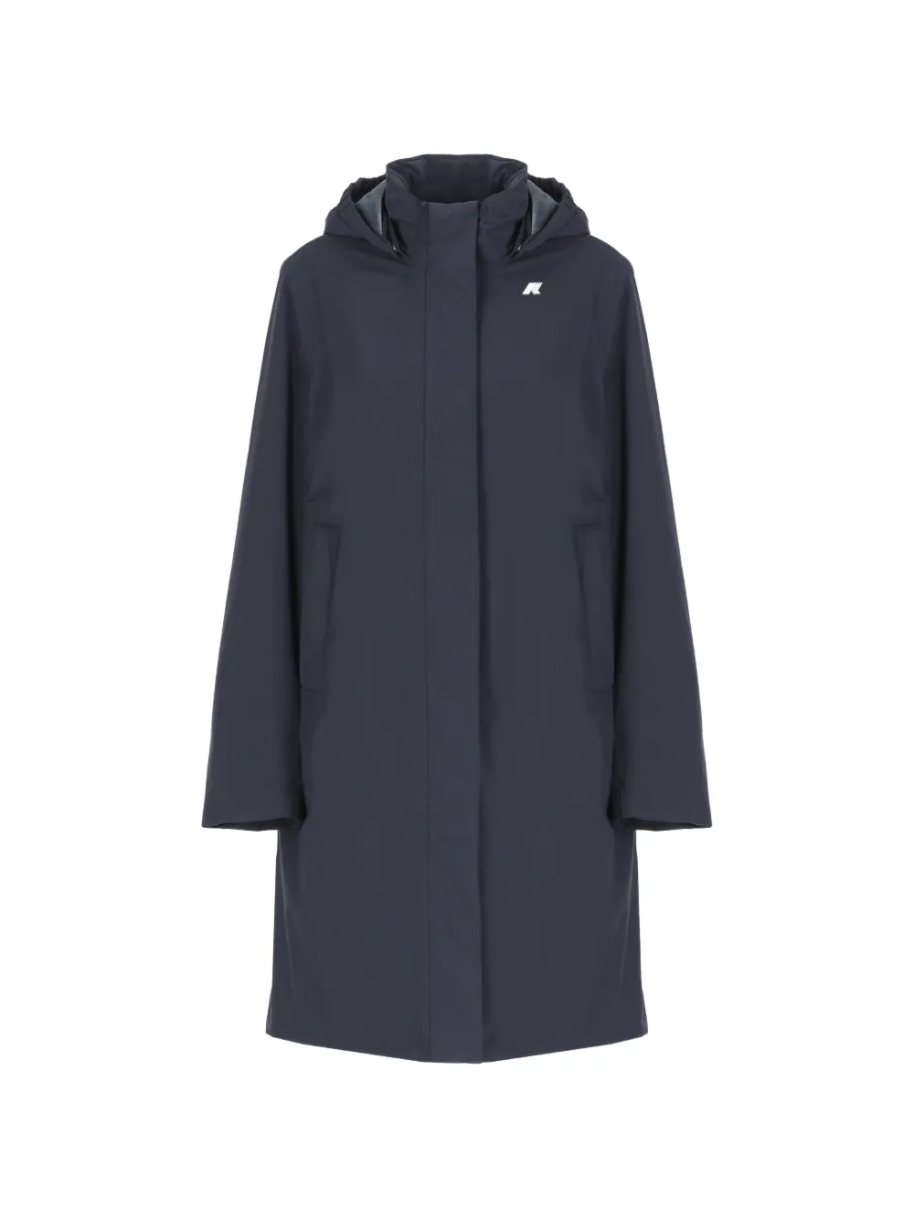 K-Way hooded coat - Blu