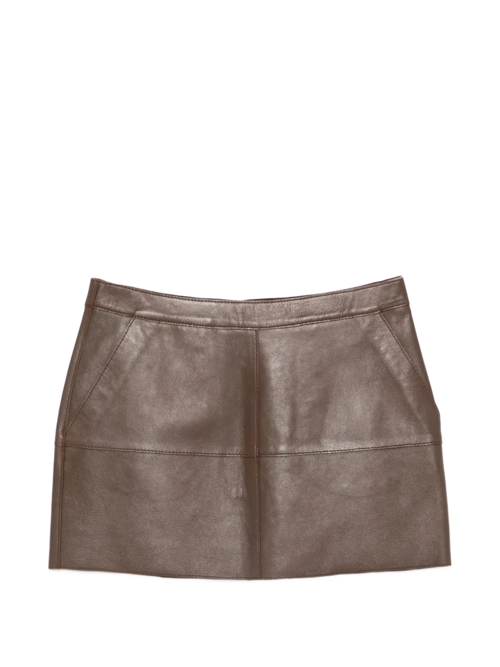 P.A.R.O.S.H. pocket mini skirt - Marrone