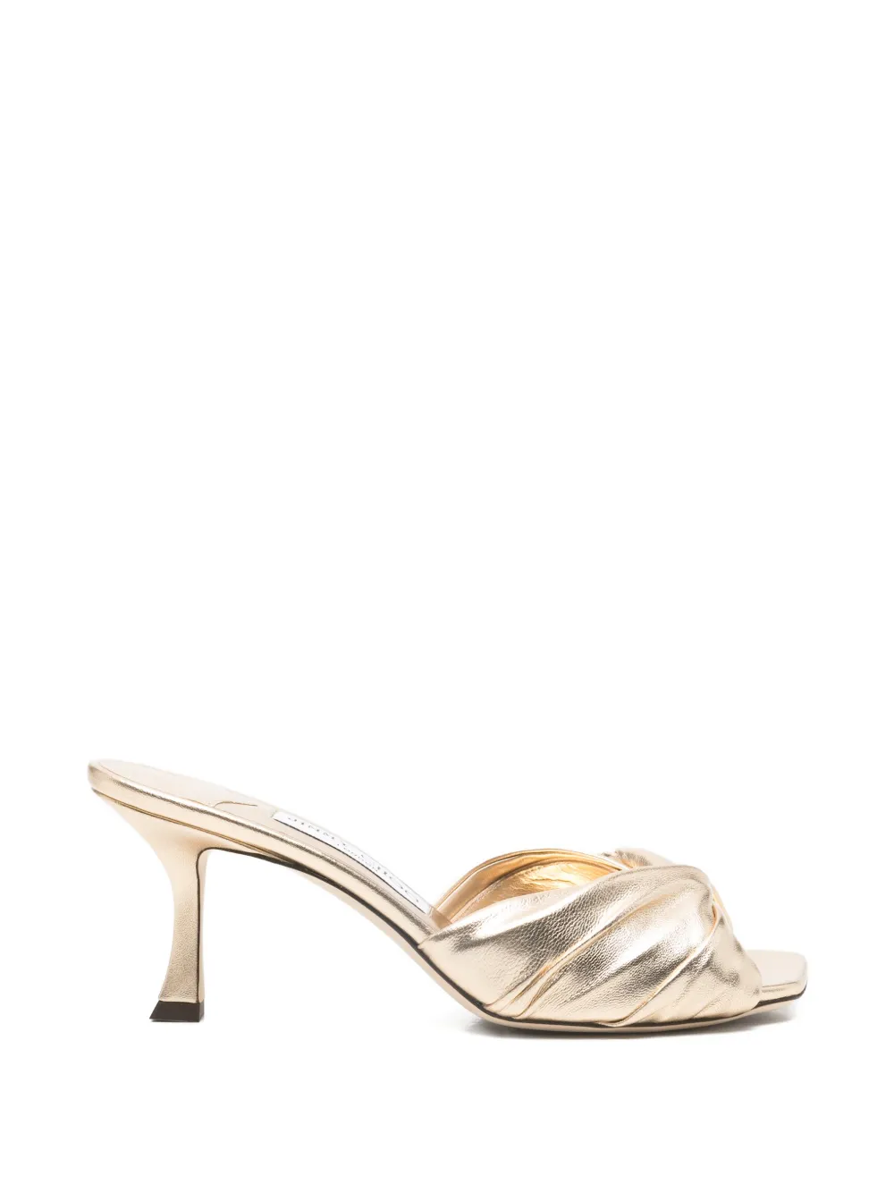 Jimmy Choo Skye gedraaide muiltjes Goud