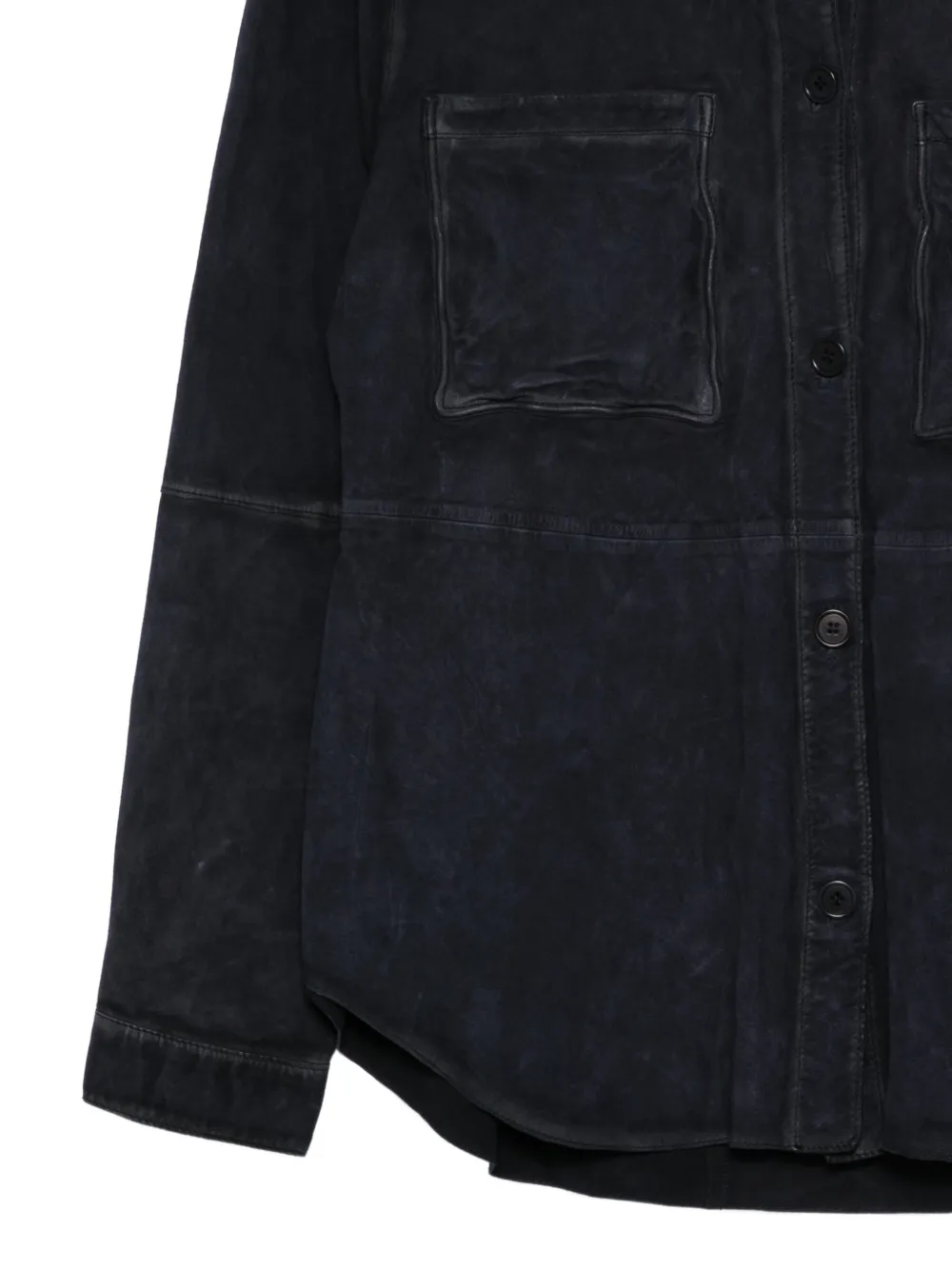 P.a.r.o.s.h. Chest-pockets Shirt - Blue 