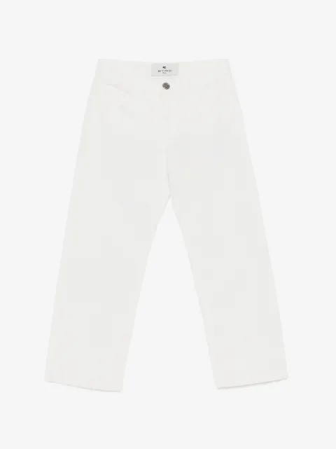 ETRO KIDS embroidered trousers