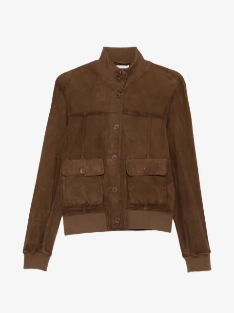P.A.R.O.S.H. buttoned suede jacket