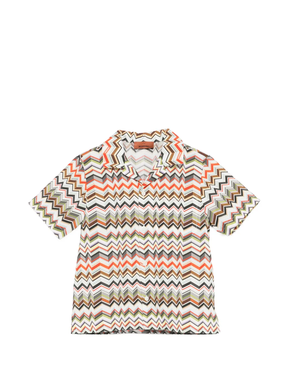 Missoni Kids zigzag shirt - Toni neutri