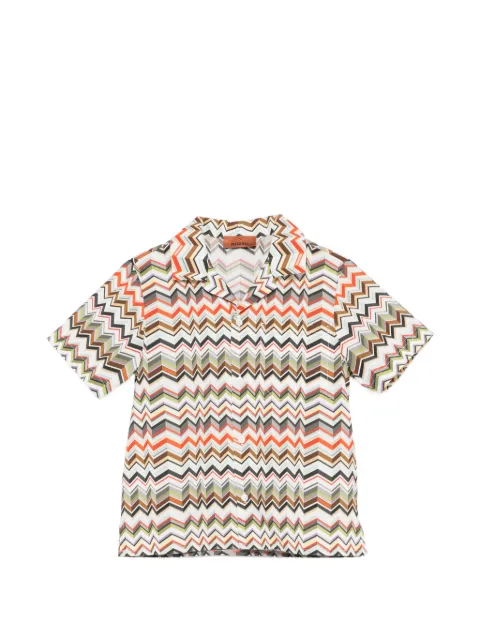 Missoni Kids zigzag shirt