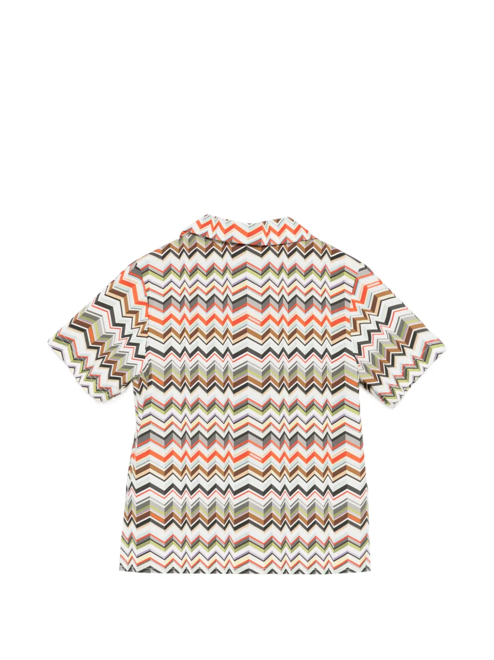 Missoni Kids Shirt met zigzag-patroon Beige