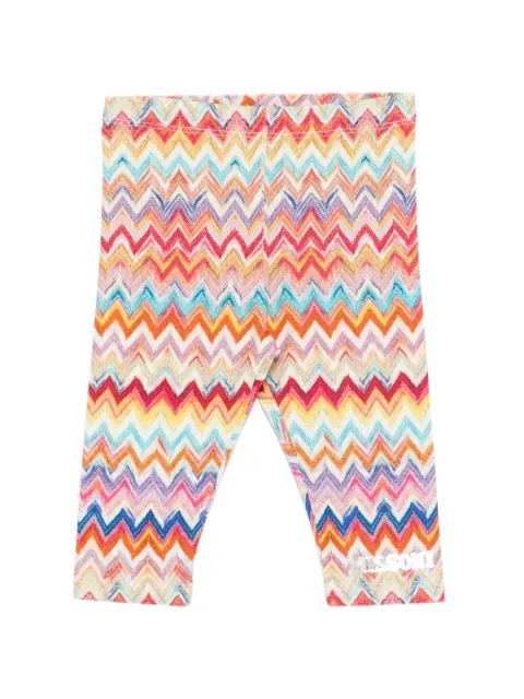 Missoni Kids zigzag leggings