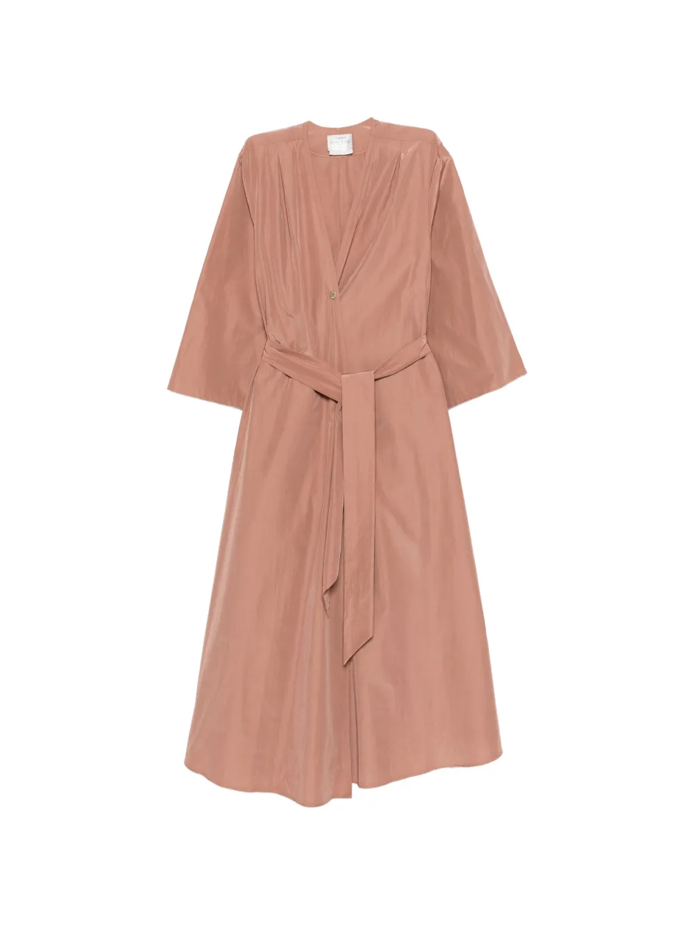 Forte Forte Abito midi a maniche lunghe - Rosa