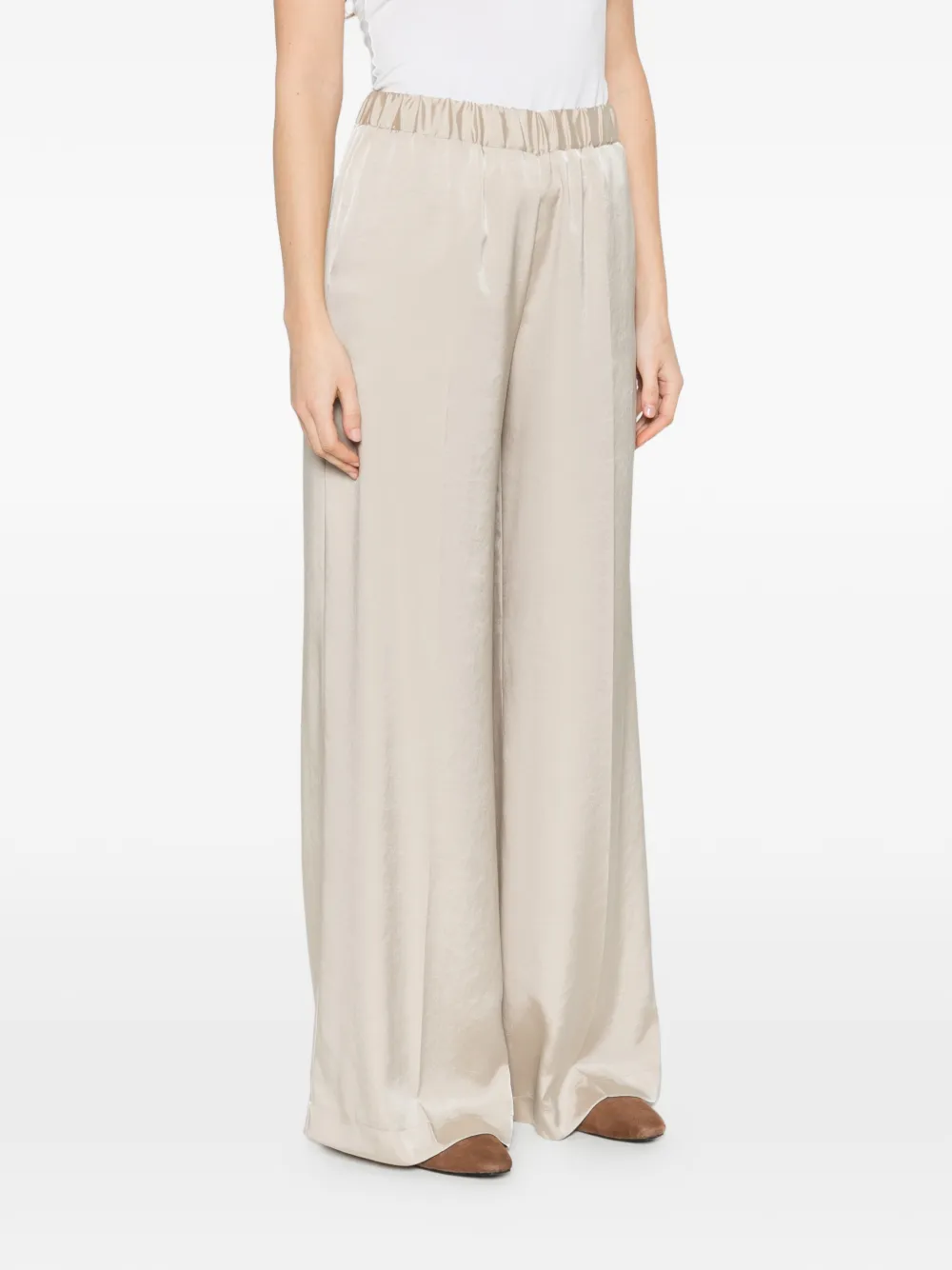 P.A.R.O.S.H. Palazzo broek Beige